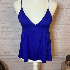 𝅺PARIS to Jena Royal Blue Tank XXS NWOT